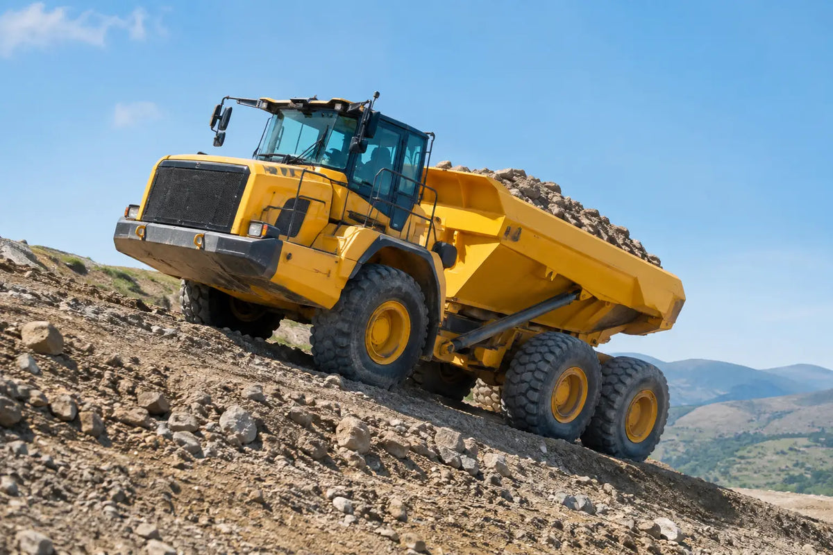 Which dumper handles steep slopes en pente ?