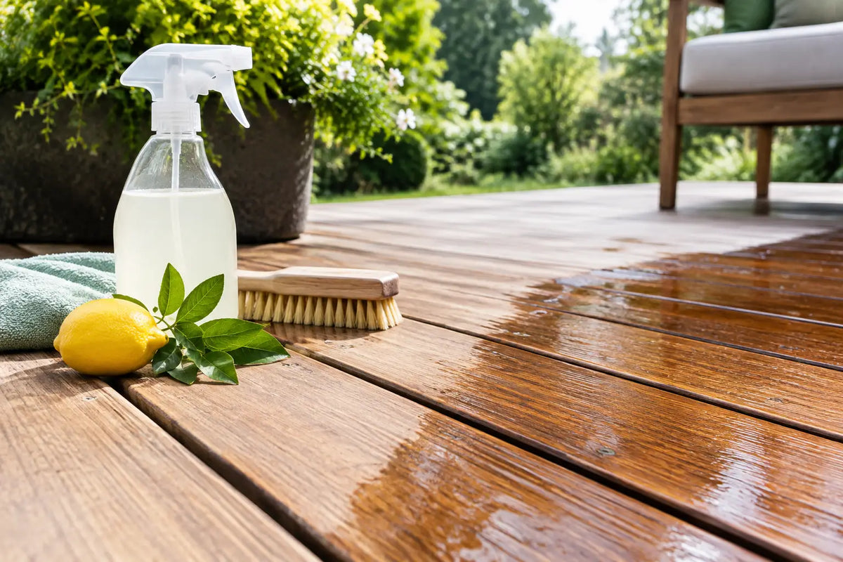 Nettoyant écologique pour terrasse en bois