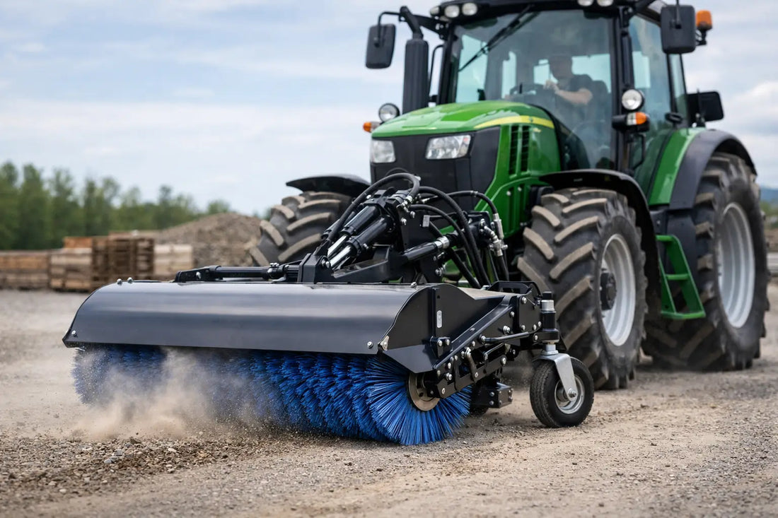Choisir une balayeuse hydraulique pour tracteur