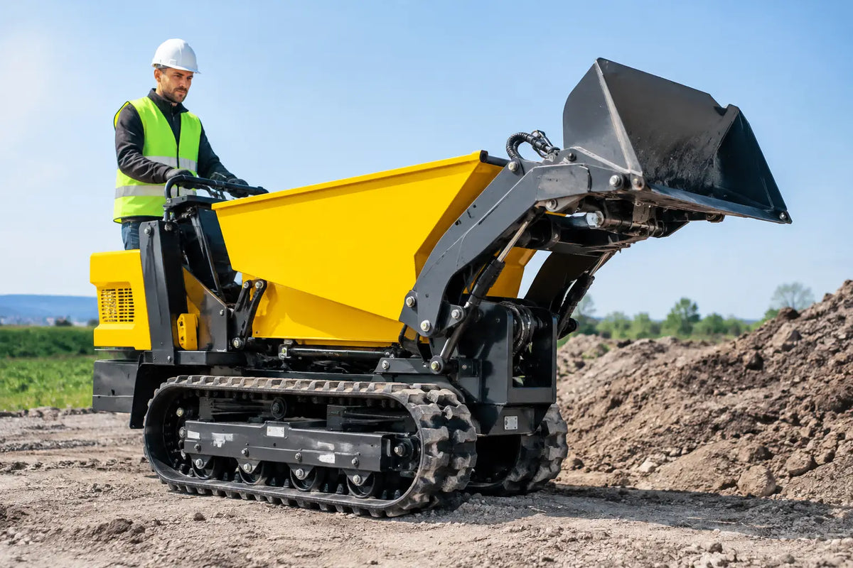 Bien choisir un mini dumper chenillé autochargeur