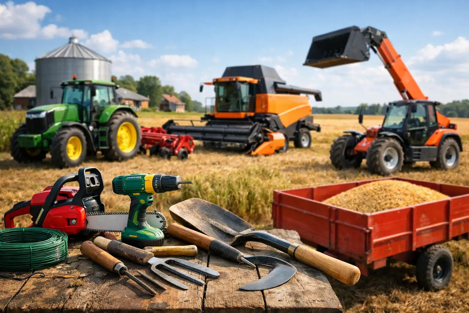 Quels outils agricoles pour vos travaux ?