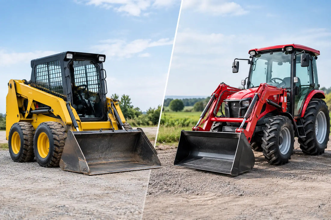 Skid loader versus tracteur compact : lequel choisir ?