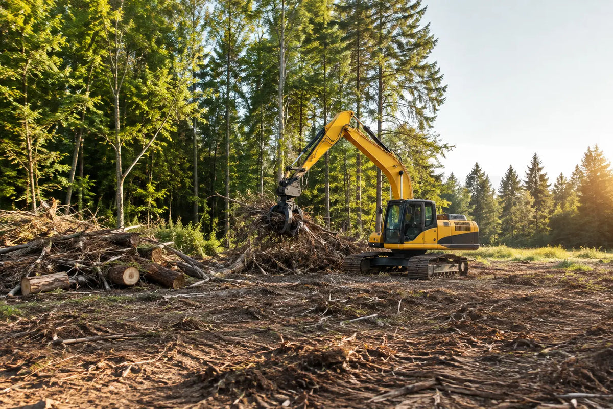 Woodland clearance example pour terrain boisé