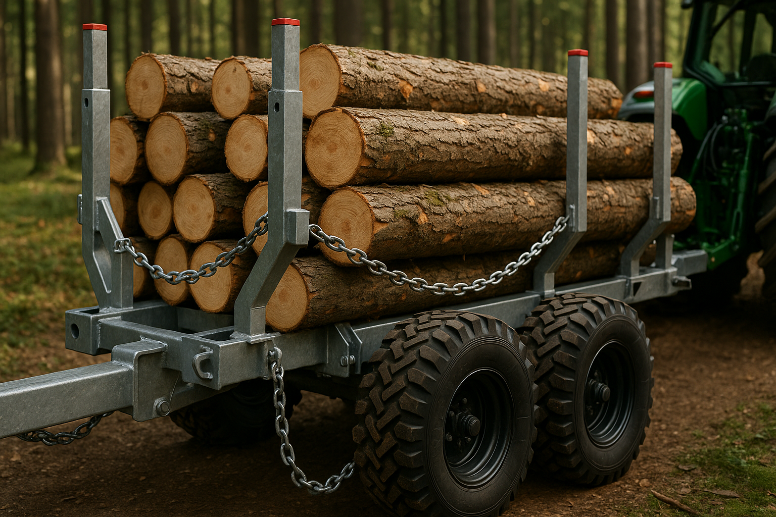 Remorques à Grumes Professionnelles : L'Art du Transport Forestier Eff ...