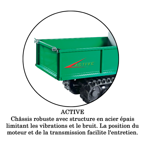 Transporteur à Chenilles ACTIVE 1600 H