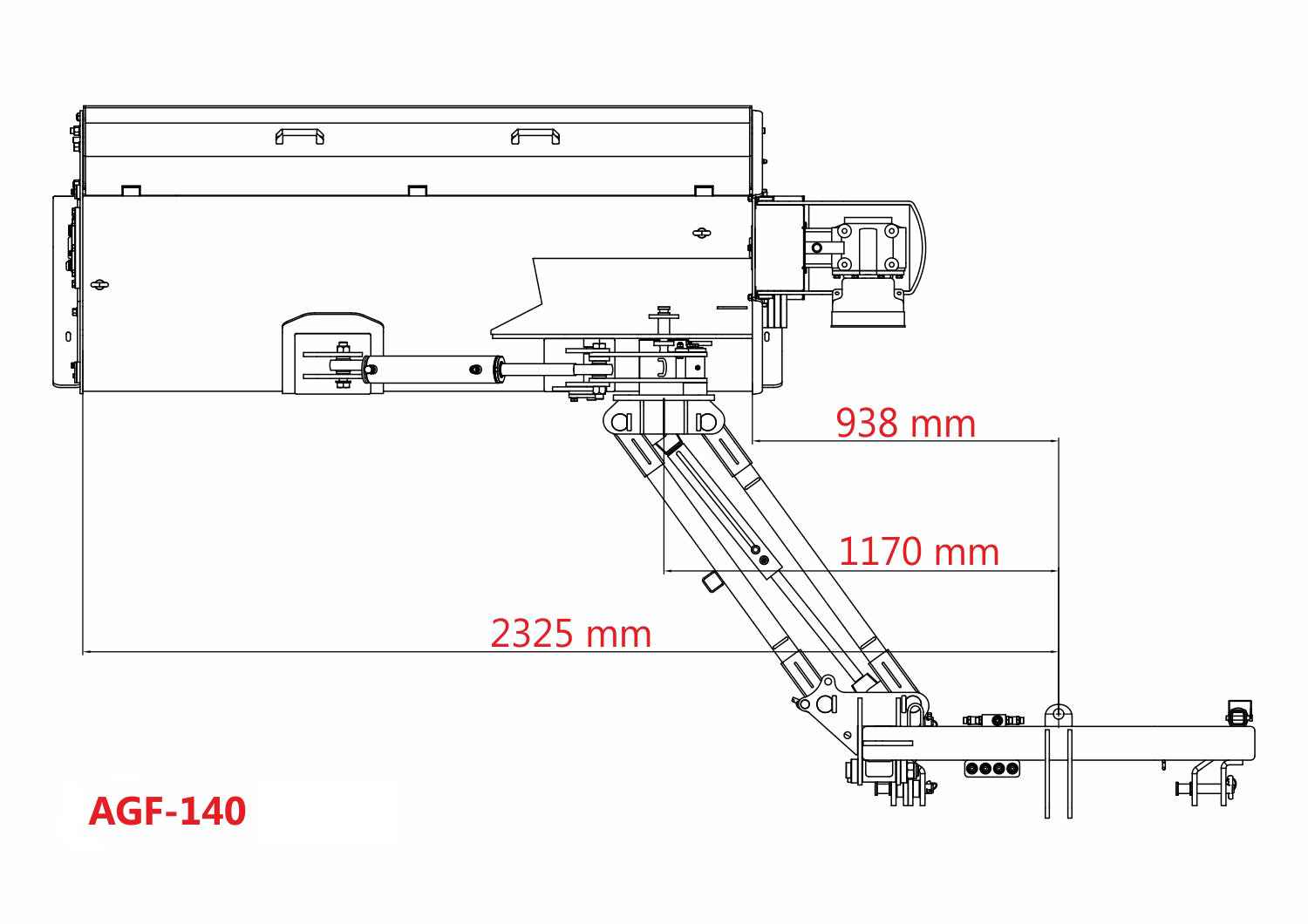 Broyeur d'hébergement Jansen AGF-140