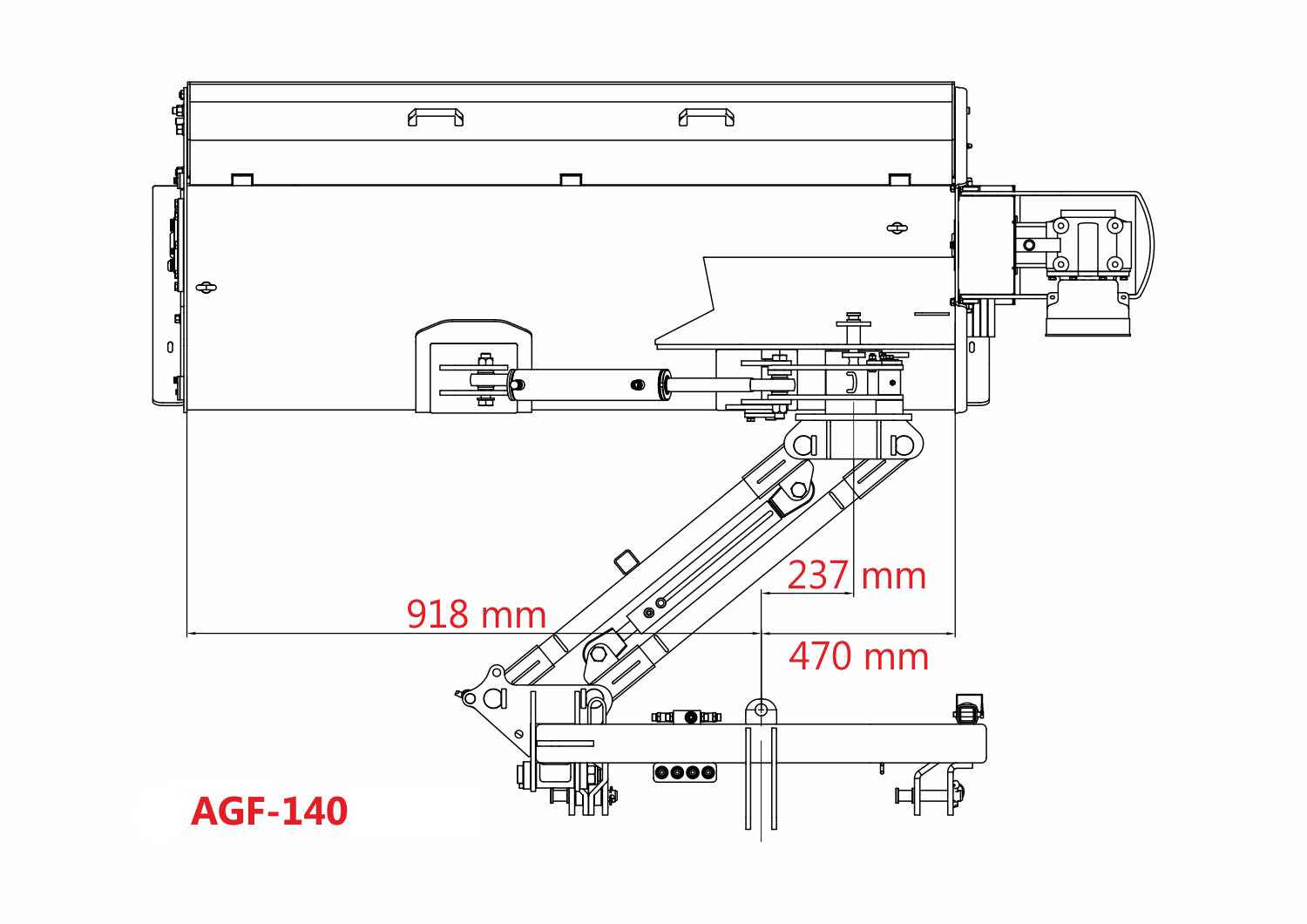Broyeur d'hébergement Jansen AGF-140