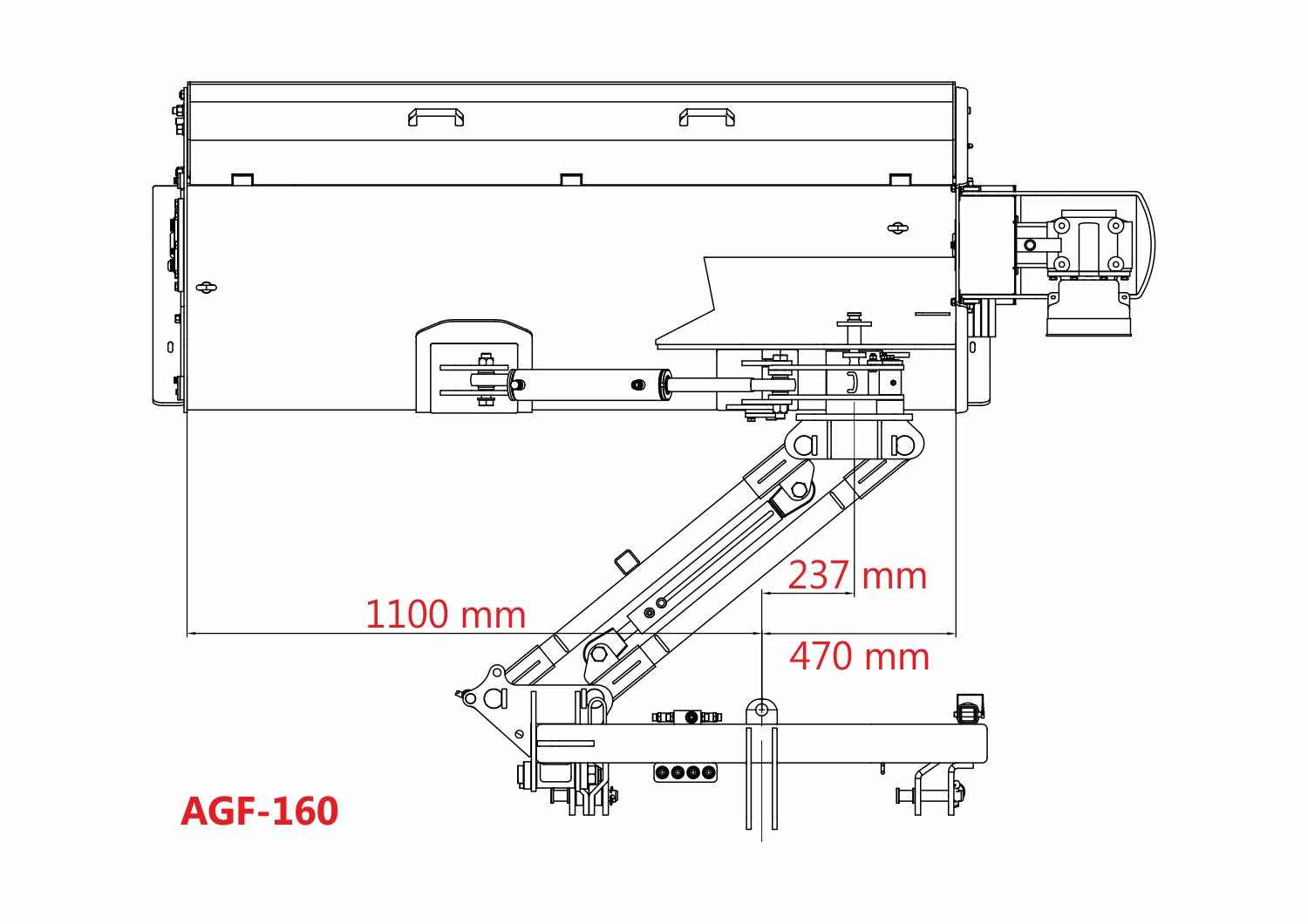 Broyeur d'accotement Jansen AGF-160