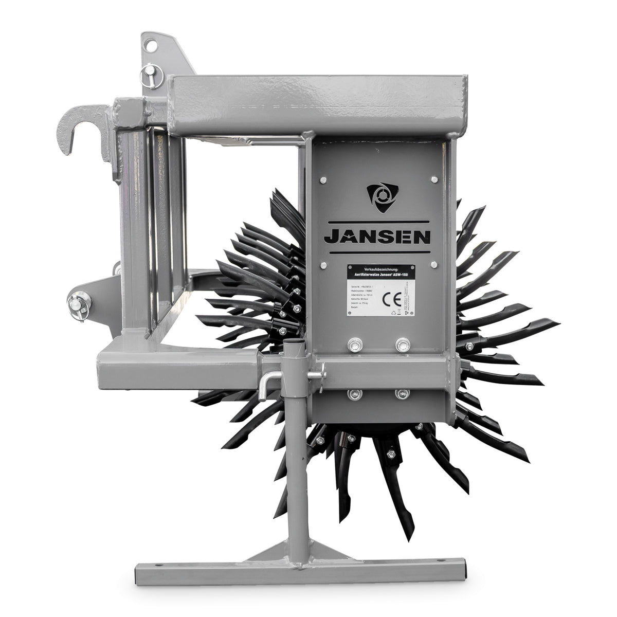 JANSEN ASW-150 Aeration Roller, Spiked Roller, Lawn Aerator