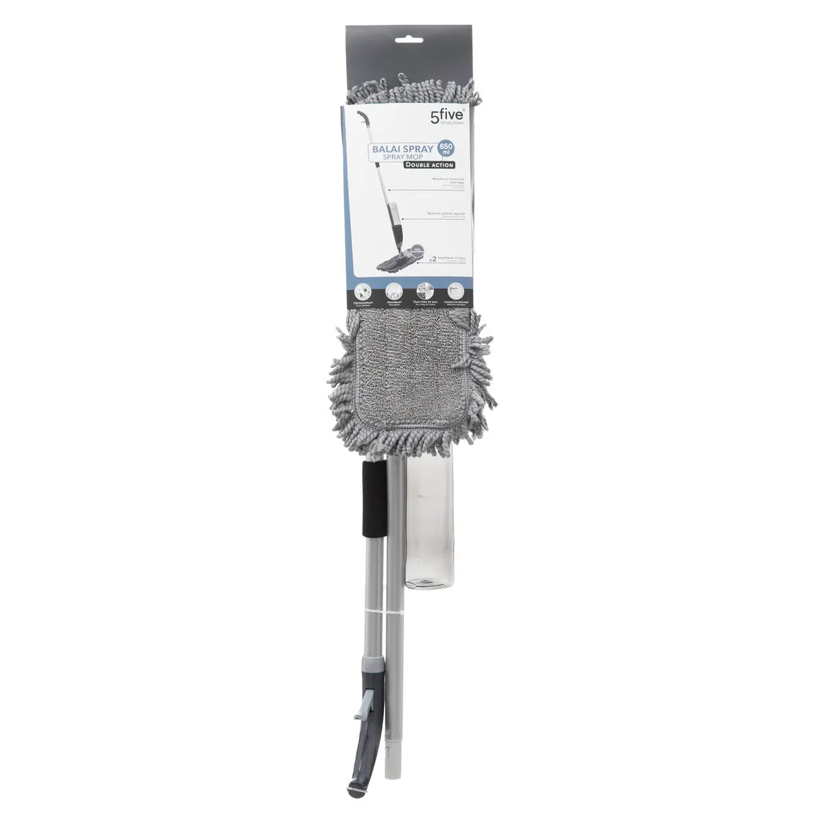 Balai avec réservoir et 2 recharges Ma Maisons