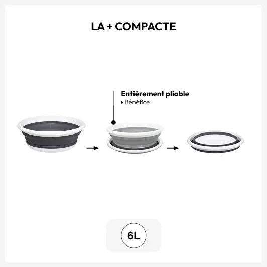 Bassine 6l pliable Ma Maisons