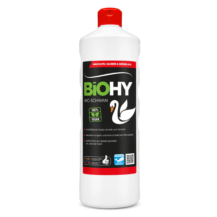 BiOHY Cygne WC, nettoyant pour toilettes, canard WC, nettoyant pour toilettes 1L Ma Maisons