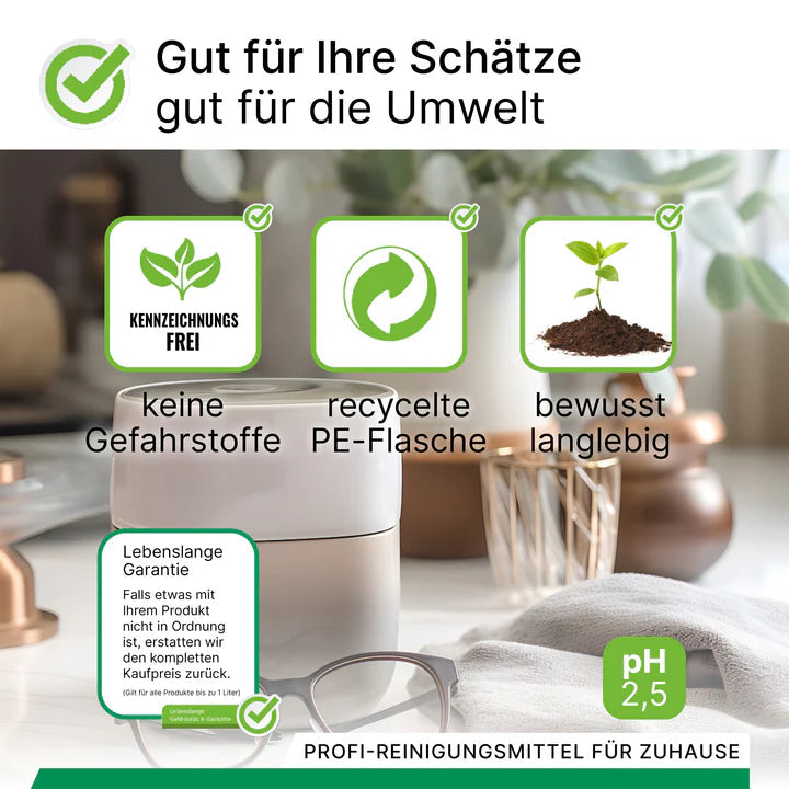 BiOHY Nettoyeur à ultrasons, Nettoyeur de bain à ultrasons, Nettoyeur pour appareil à ultrasons Ma Maisons