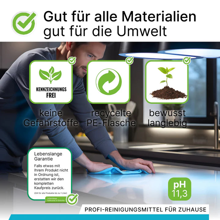 BiOHY nettoyant intensif, nettoyant industriel, nettoyant universel, produit de nettoyage concentré 1L Ma Maisons