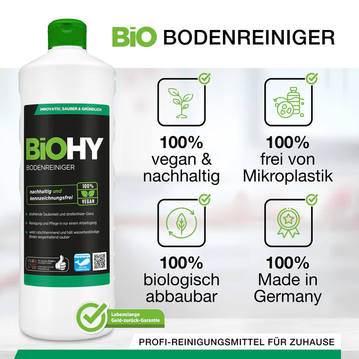 BiOHY nettoyant pour sols, nettoyant pour sols, nettoyant non moussant pour sols, concentré bio Ma Maisons