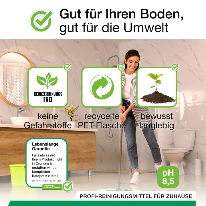 BiOHY nettoyant pour sols, nettoyant pour sols, nettoyant non moussant pour sols, concentré bio Ma Maisons