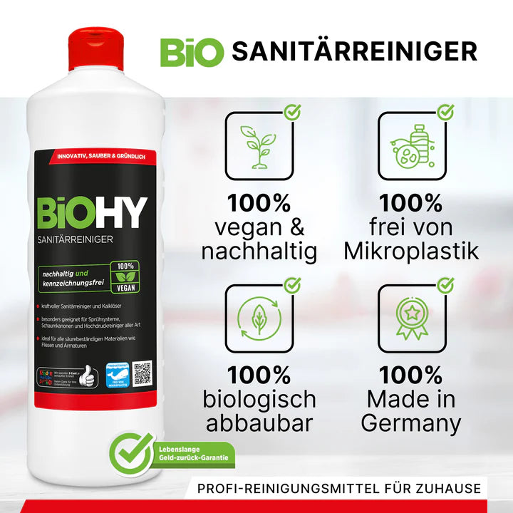BiOHY nettoyant sanitaire, nettoyant salle de bain, détartrant, nettoyant salle de bain Ma Maisons
