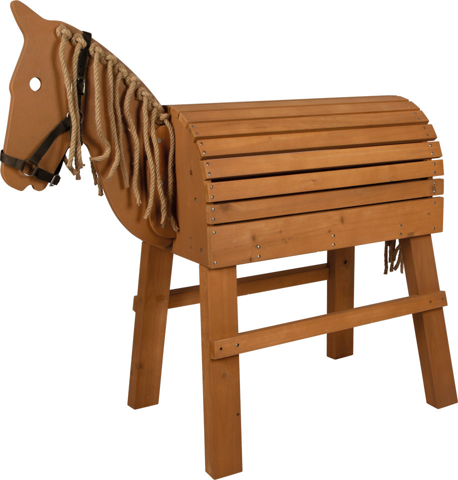 Cheval de bois marron Ma Maisons