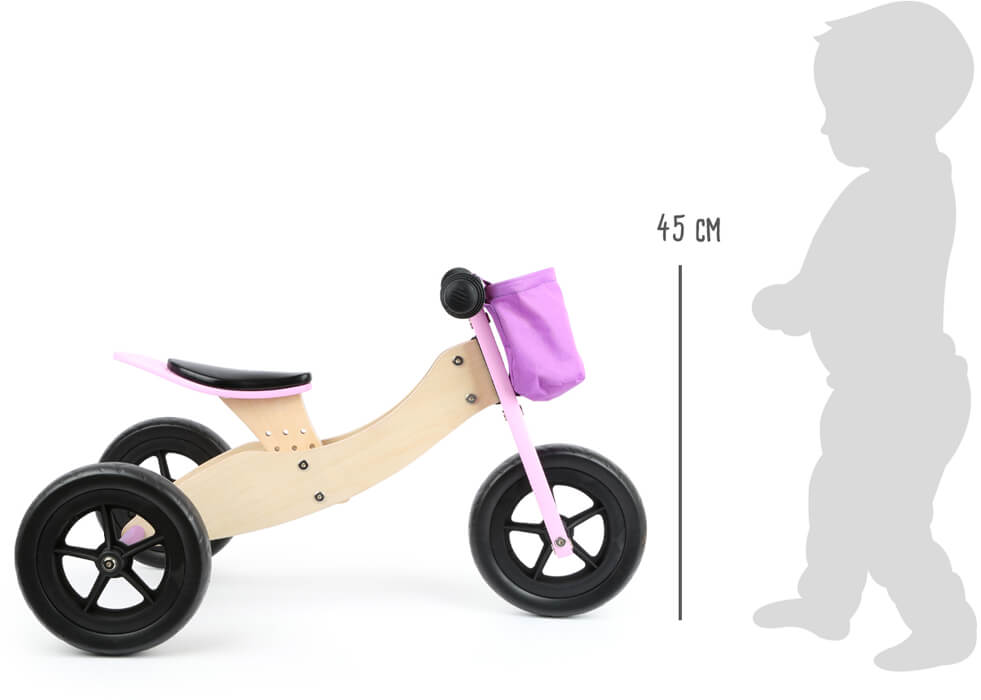 Draisienne et Tricycle Maxi Rose Ma Maisons