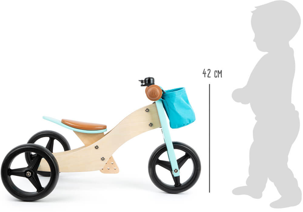 Draisienne et Tricycle Turquoise Ma Maisons