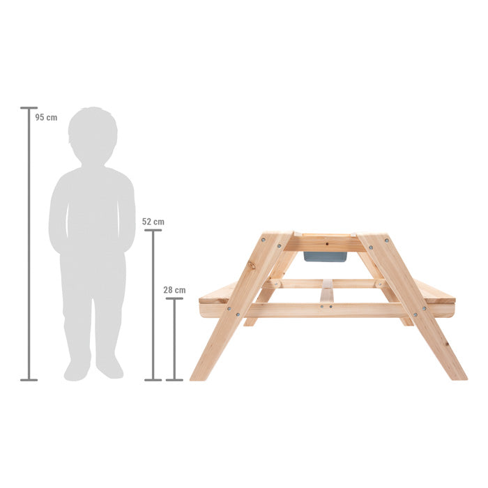 Ensemble de table et sièges pour enfants de plein air Ma Maisons