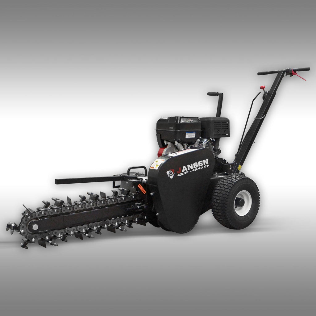 Trancheuse Jansen GF-600pro, 13,5 CV, trancheuse à câbles, coupe-canal Ma Maisons