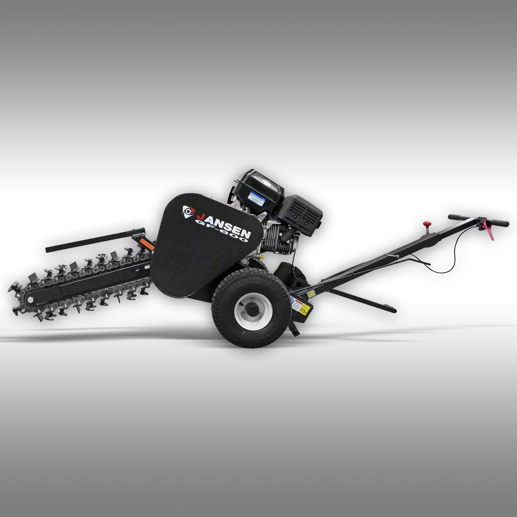 Trancheuse Jansen GF-600pro, 13,5 CV, trancheuse à câbles, coupe-canal Ma Maisons