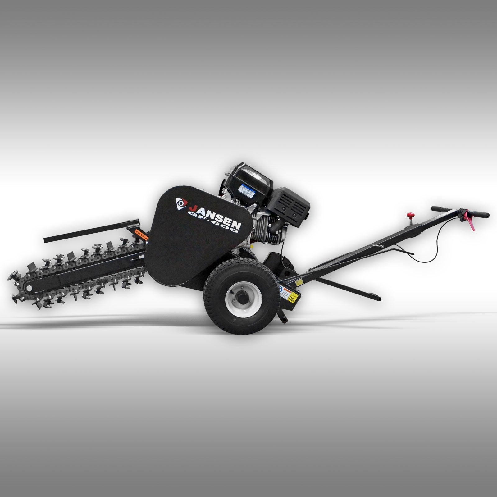 Trancheuse Jansen GF-600pro, 13,5 CV, trancheuse à câbles, coupe-canal Ma Maisons