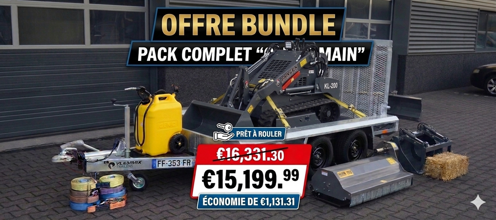 Pack Clé en Main : Mini-Chargeuse Jansen KL-200