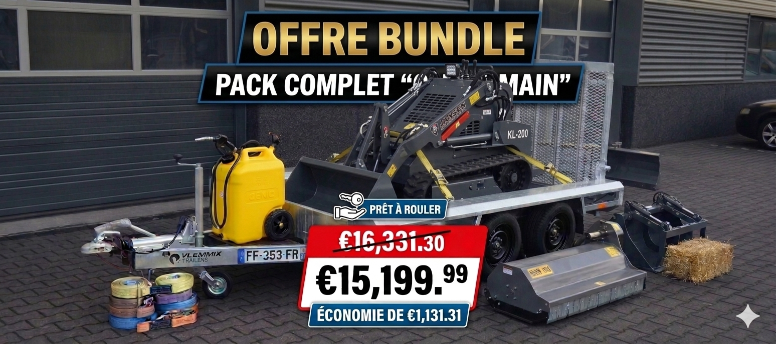 Pack Clé en Main : Mini-Chargeuse Jansen KL-200