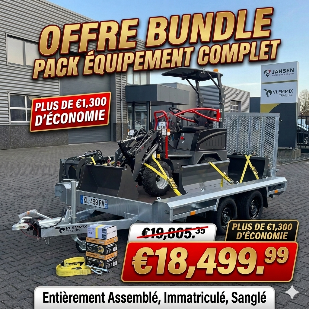 Pack Clé en Main : Chargeuse sur Pneus Jansen HL-500E
