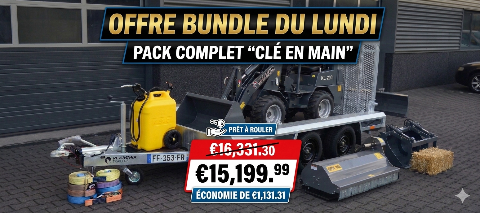 Pack Clé en Main : Mini-Chargeuse Jansen KL-200