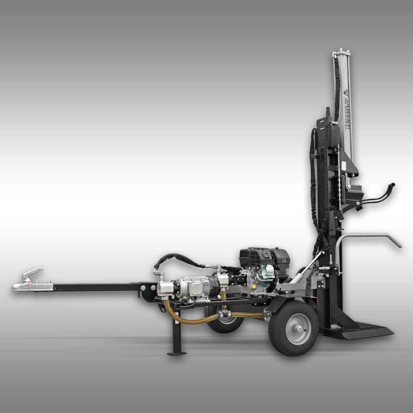 Fendeuse à  Jboisansen HS-20H110K-V2, COMBI, essence+électrique, 20 tonnes, hydraulique