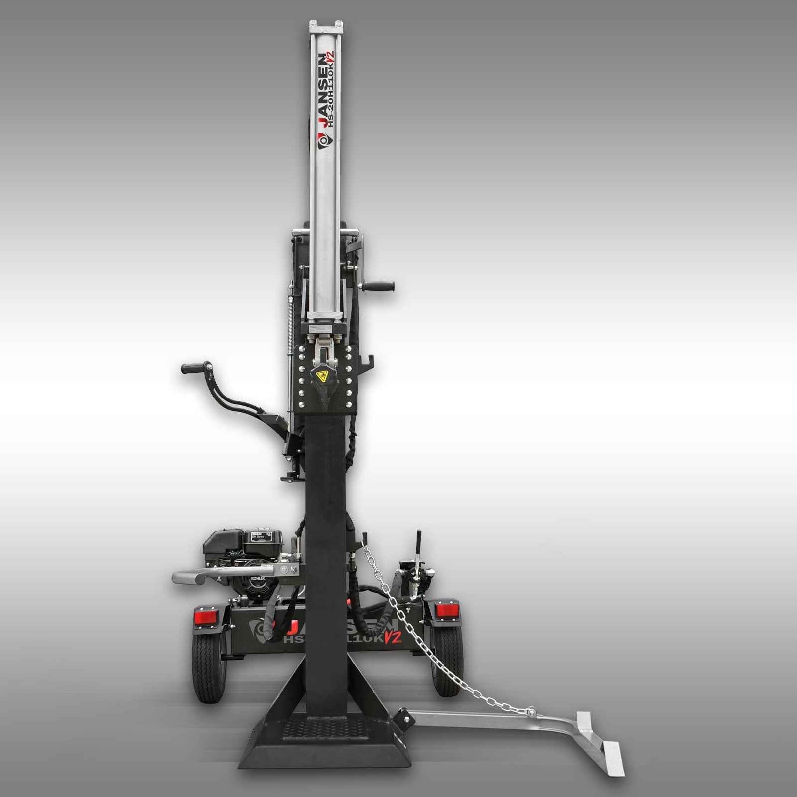 Fendeuse à  Jboisansen HS-20H110K-V2, COMBI, essence+électrique, 20 tonnes, hydraulique