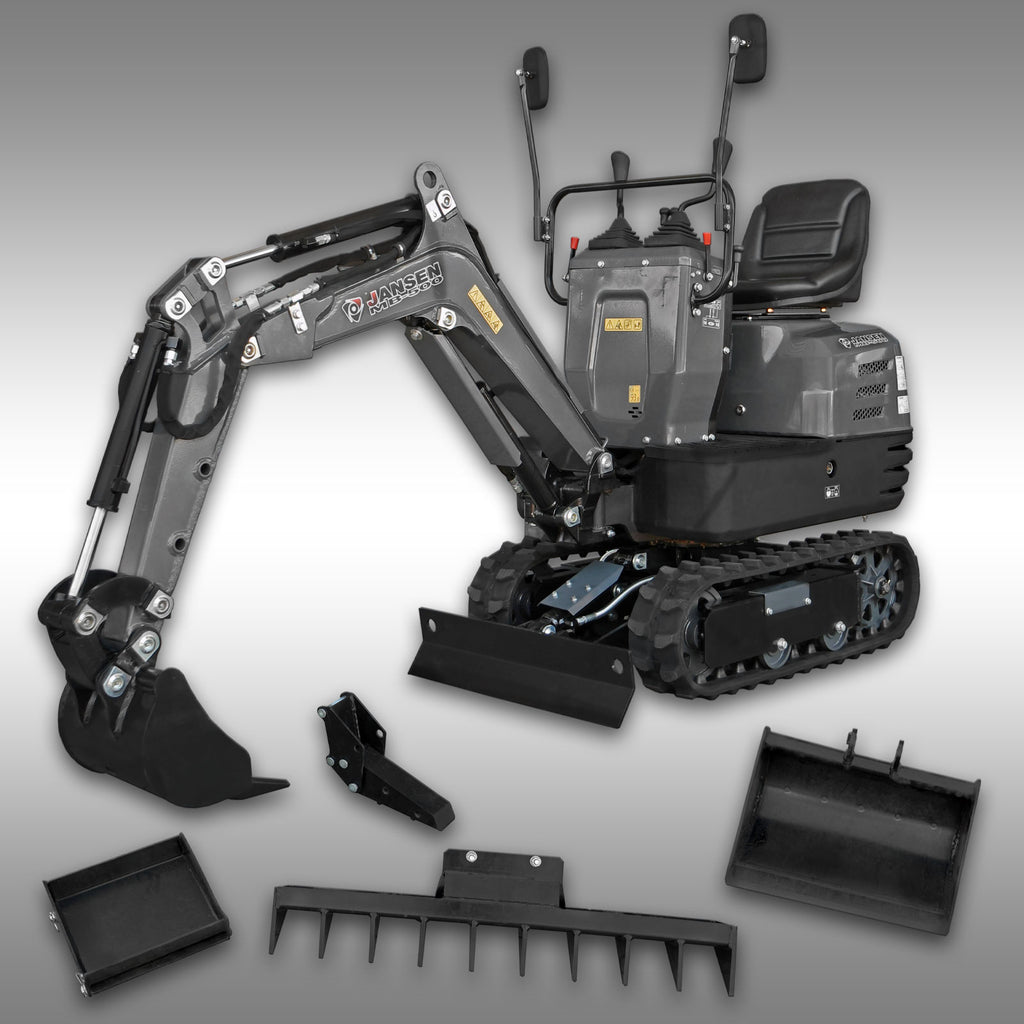 Pack Ultime Chantier : Mini-Pelle Jansen MB-500 + Dumper RD-300pro