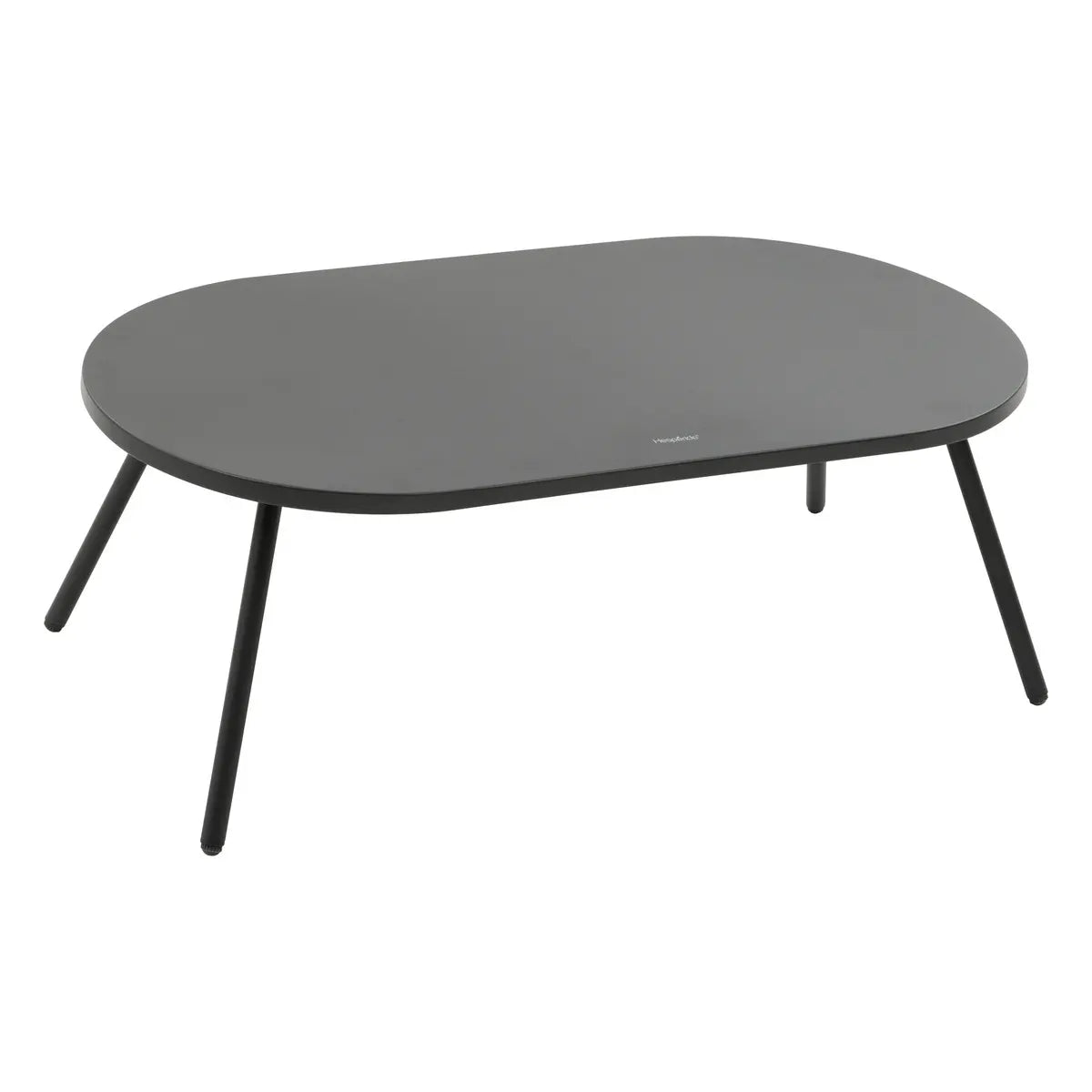 Salon de jardin graphite « Paopao » en acier traité époxy, 4 places, coloris Gris Ma Maisons