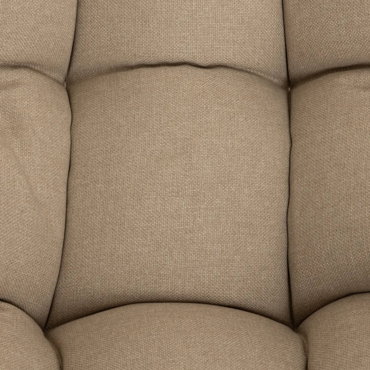 Fauteuil oeuf à bascule "Paopao" beige et blanc en acier traité en epoxy Ma Maisons