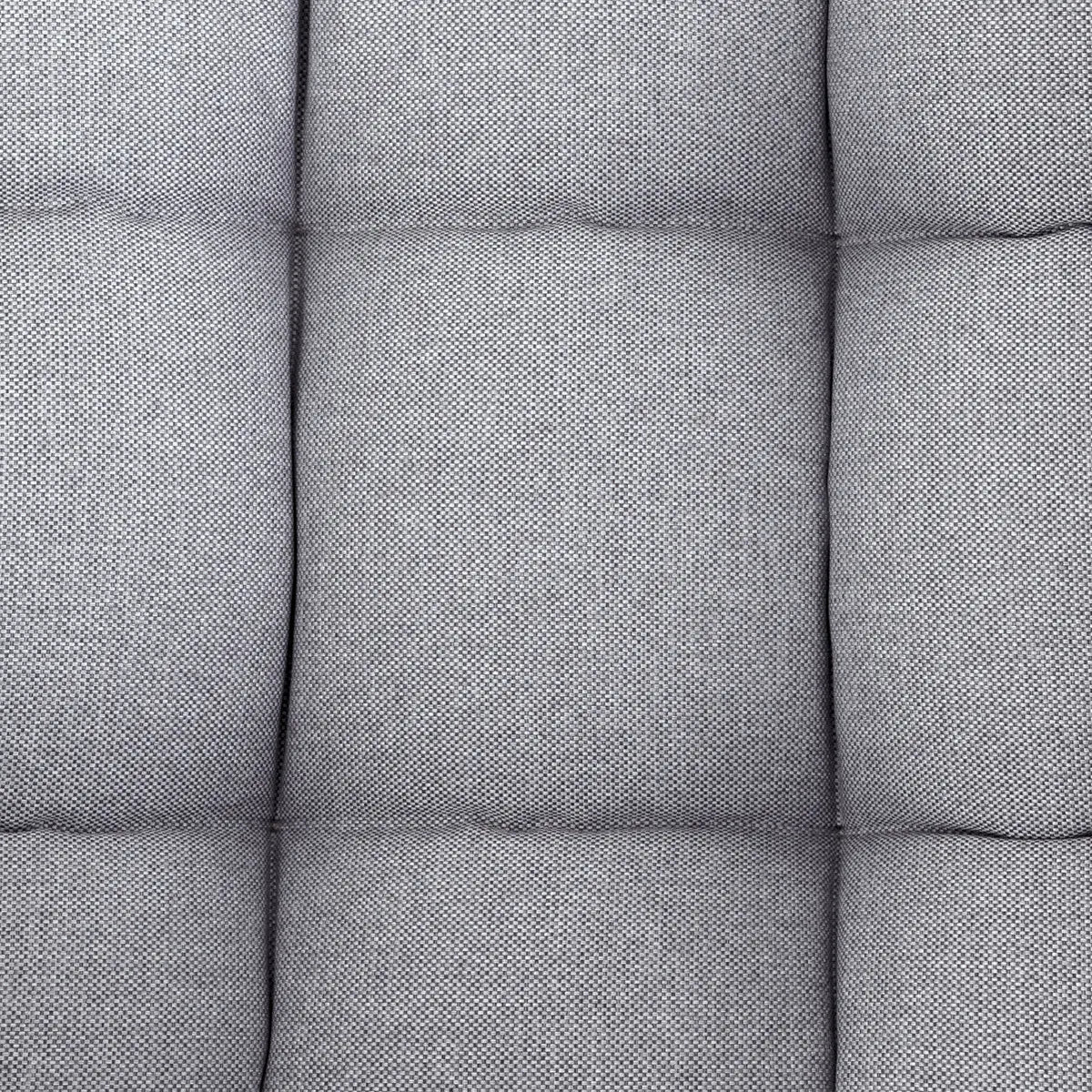 Fauteuil oeuf à bascule "Paopao" gris et graphite en acier traité en epoxy Ma Maisons
