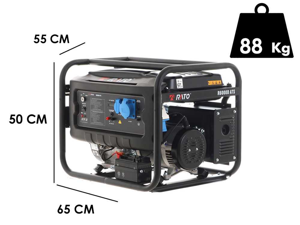 Électrogène Professionnel RATO R6000D