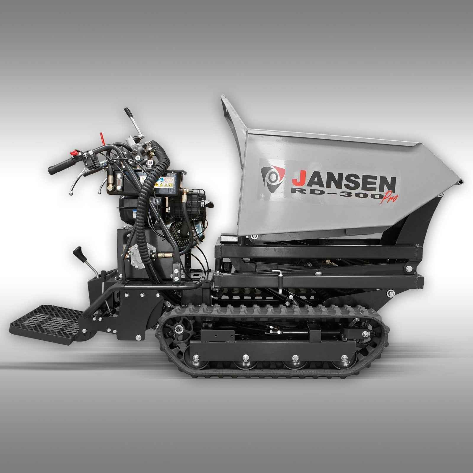 Tombereau sur chenilles Jansen RD-300pro