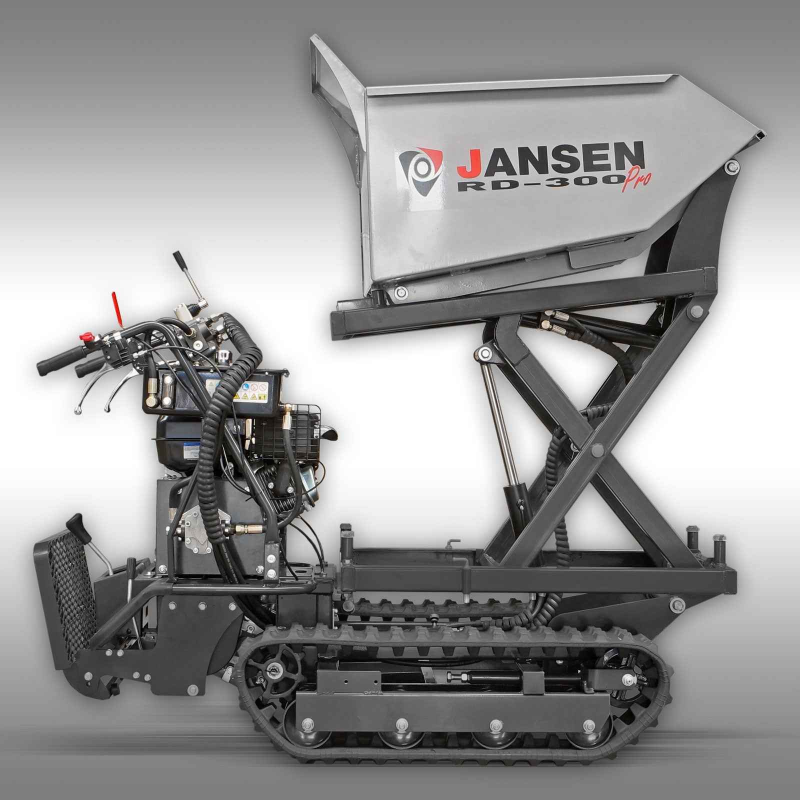 Tombereau sur chenilles Jansen RD-300pro