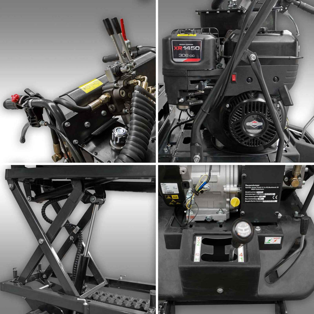 Tombereau sur chenilles Jansen RD-300pro