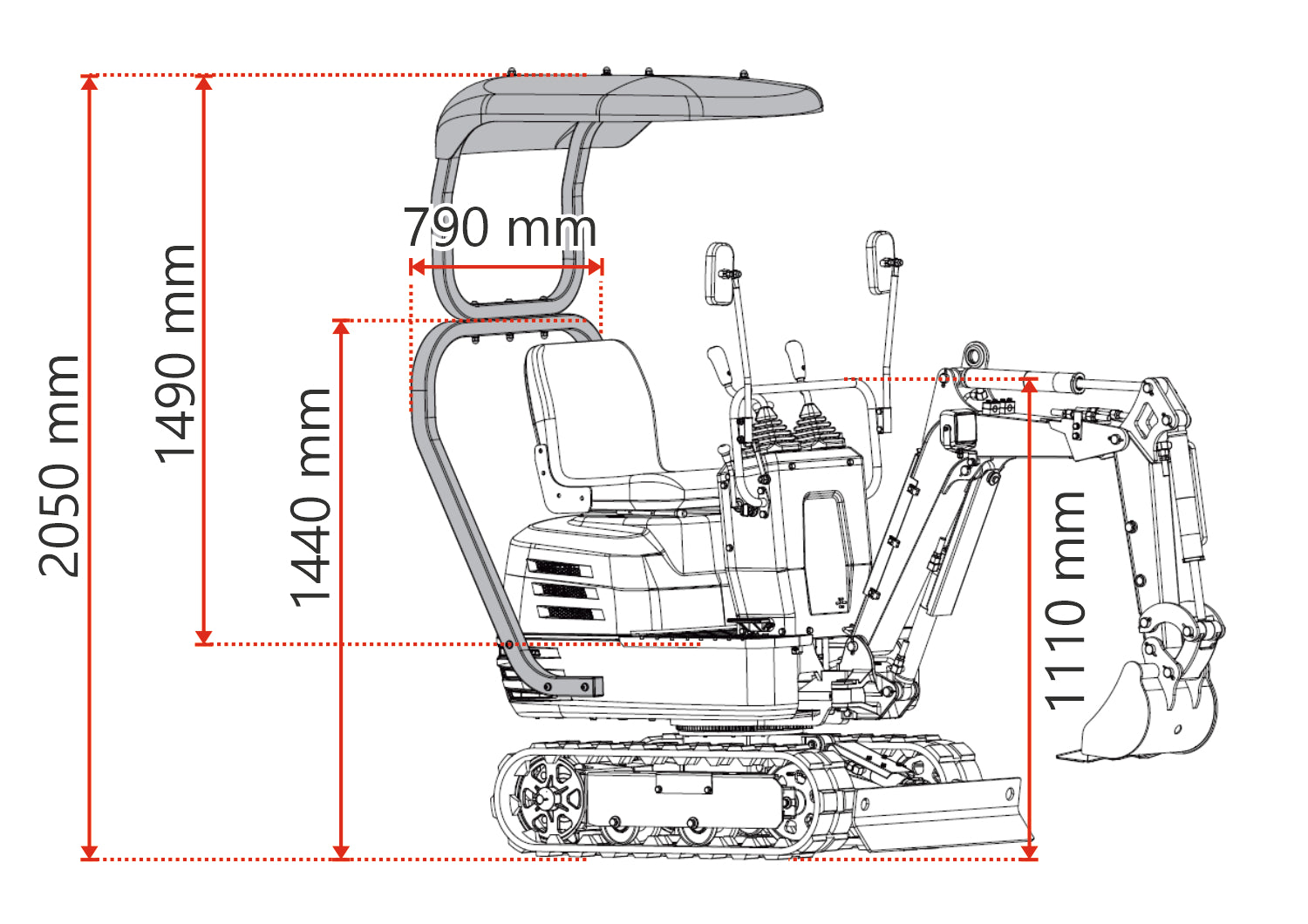 Pack Ultime Chantier : Mini-Pelle Jansen MB-500 + Dumper RD-300pro