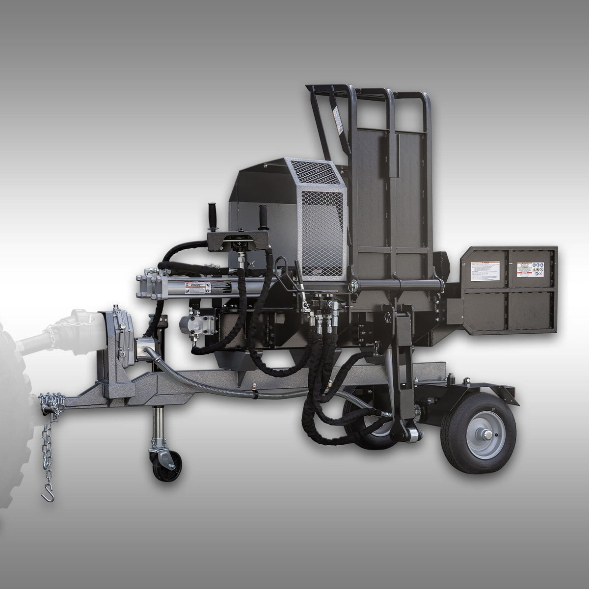 JANSEN SHS-20L55T Laminated Wood Splitter, 20 metric tons, PTO Drive & Log Lifter