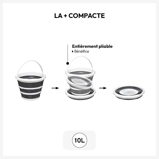 Seau pliable 10l Ma Maisons