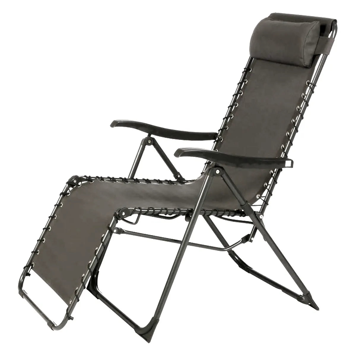 Fauteuil relax pliable "Silos" en acier et texaline Ma Maisons