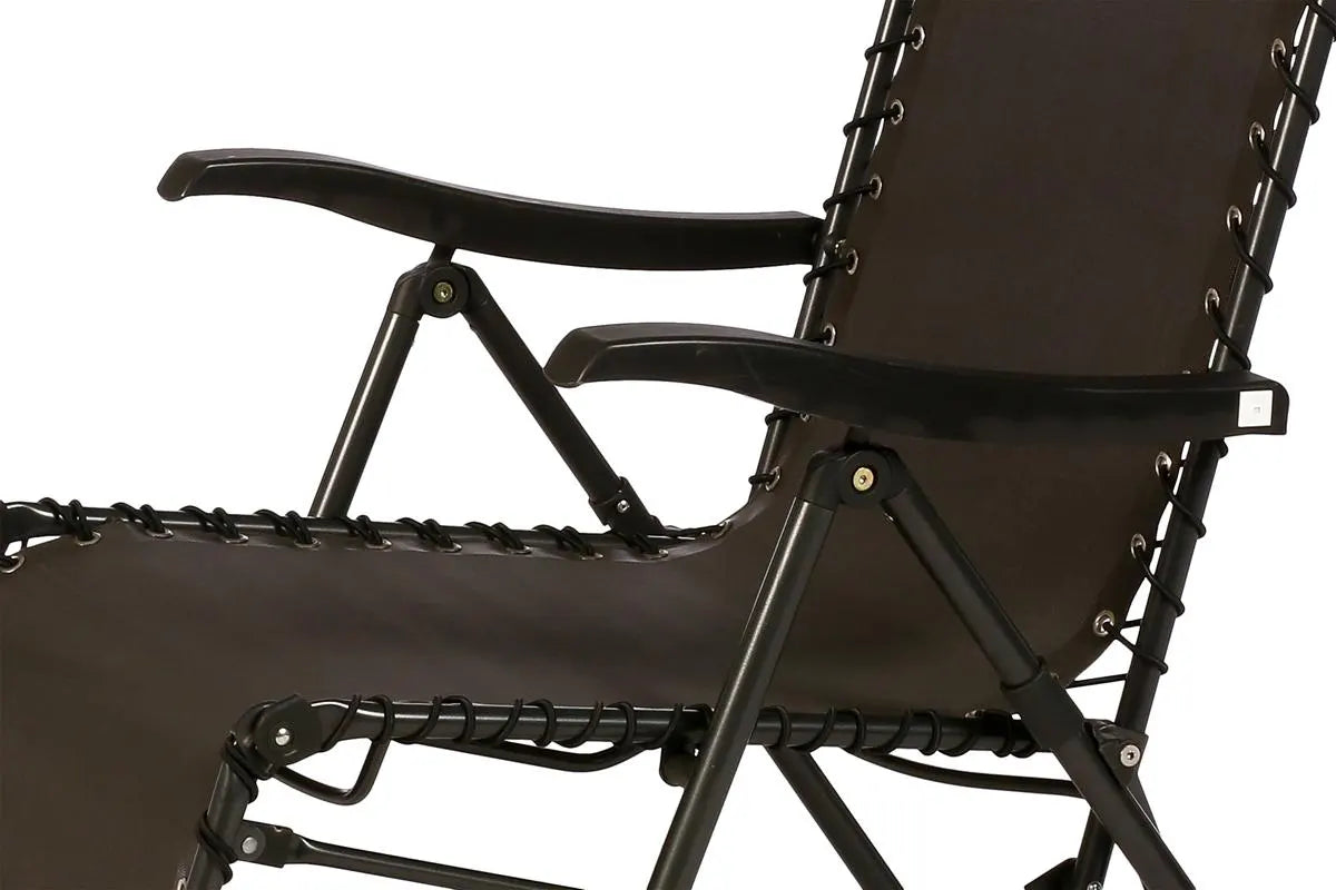 Fauteuil relax pliable "Silos" en acier et texaline Ma Maisons