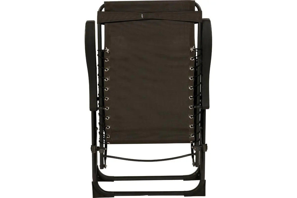 Fauteuil relax pliable "Silos" en acier et texaline Ma Maisons