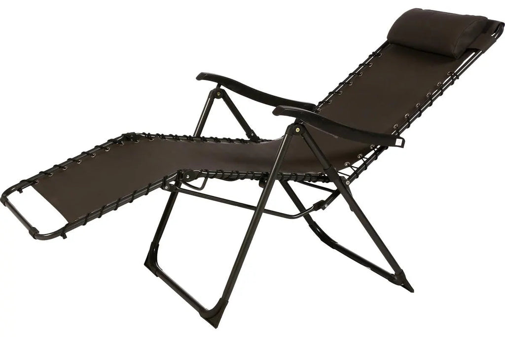 Fauteuil relax pliable "Silos" en acier et texaline Ma Maisons