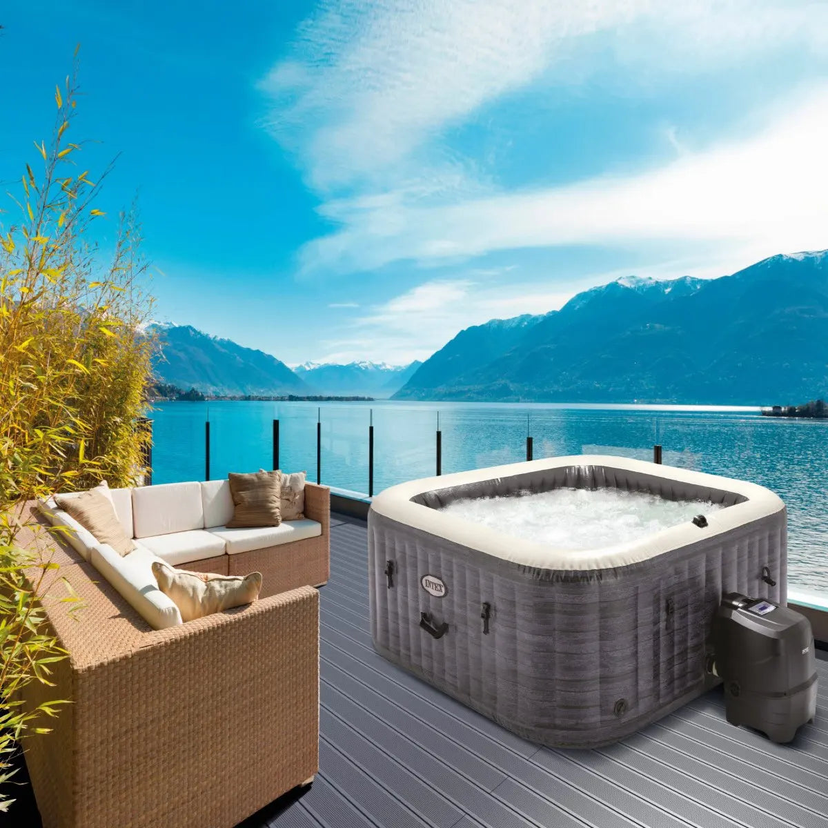 SPA Carré Bulles Ardoise 6 Places Ma Maisons